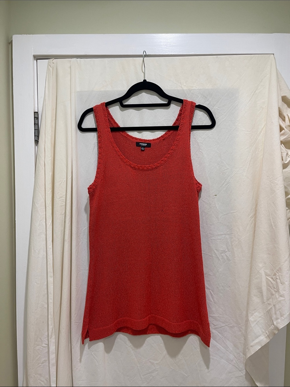 Women’s “Premise Studio”  Coral Knit Scoop Neck Tank